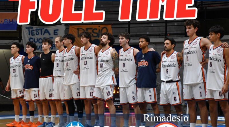 SERIE B: LA RIMADESIO SBANCA CAPO D’ORLANDO