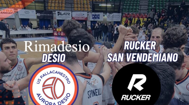 SERIE B: RIMADESIO SCONFITTA 86-101 DA SAN VENDEMIANO