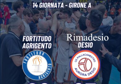 SERIE B: RIMADESIO SCONFITTA AD AGRIGENTO, LA MONCADA SI IMPONE PER 98-83