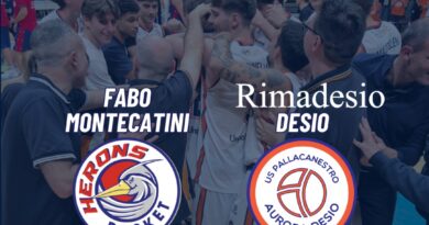 SERIE B: LA RIMADESIO SBANCA LUCCA, BATTUTA HERONS MONTECATINI 89-95