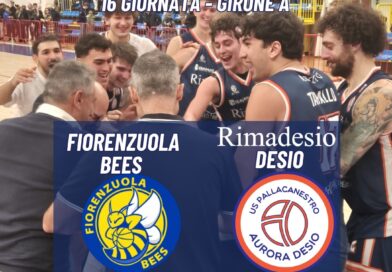 SERIE B: RIMADESIO CORSARA A CASTELL’ARQUATO, FIORENZUOLA BATTUTA 75-79