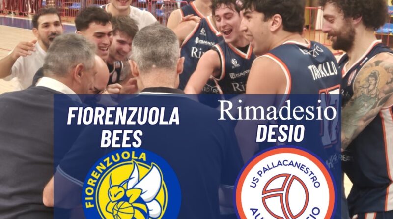 SERIE B: RIMADESIO CORSARA A CASTELL’ARQUATO, FIORENZUOLA BATTUTA 75-79