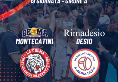 SERIE B: RIMADESIO BATTUA DA GEMA MONTECATINI PER 87-77
