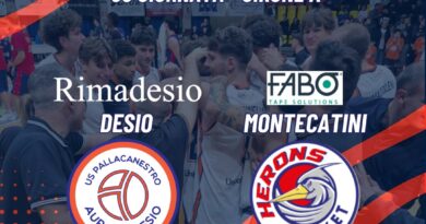 SERIE B: TROPPA MONTECATINI PER LA RIMADESIO, HEROS VINCE 74-94