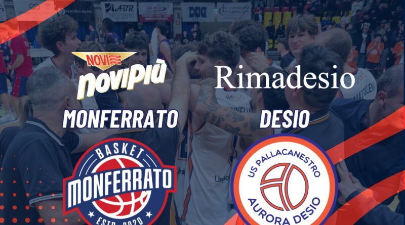 SERIE B: LA RIMADESIO CALA IL POKER, MONFERRATO CEDE 92-97