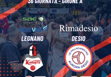 SERIE B: RIMADESIO NON PERVENUTA, LEGNANO SI IMPONE 87-63