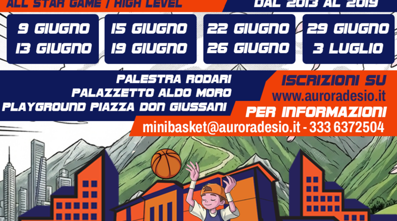 Iscrizioni aperte per l’Aurora Desio City CAMP 2026