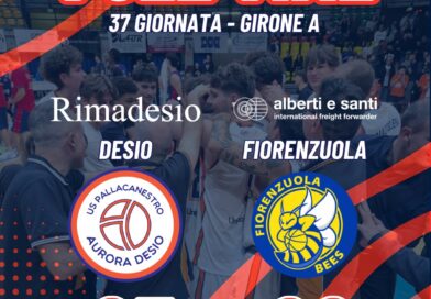 SERIE B: FIORENZUOLA PASSA LA PALADESIO, RIMADESIO SCONFITTA 83-88