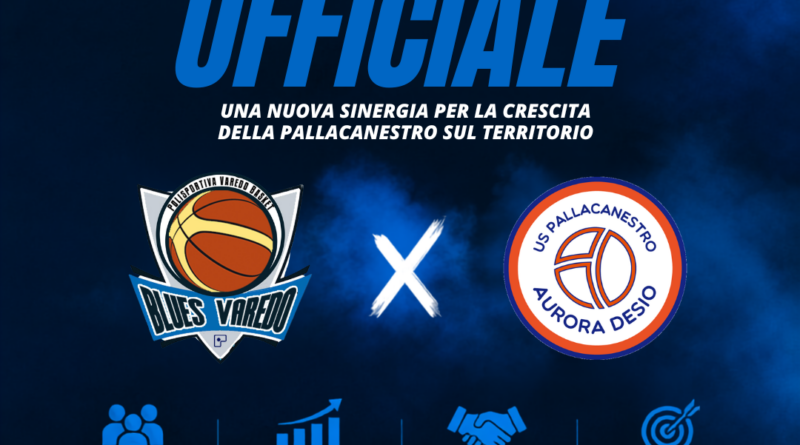 POLISPORTIVA VAREDO ASD E PALLACANESTRO AURORA DESIO: AL VIA UNA COLLABORAZIONE PER LA CRESCITA DELLA PALLACANESTRO SUL TERRITORIO